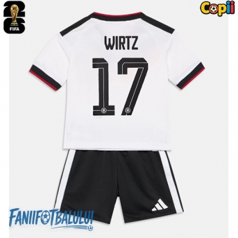 Germania Florian Wirtz #17 Echipament de Fotbal Replică Mondial 2026 Copii Acasa (+ Șorturi)